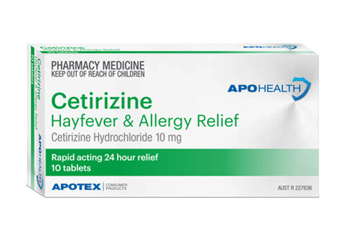 Apohealth Cetirizine Hayfever & Allergy Relief Tablet 50