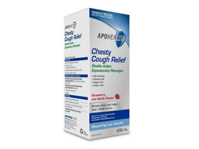 Apohealth Chesty Cough Relief Expectorant/Mucolytic 200ml