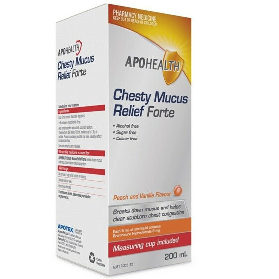 Apohealth Chesty Mucus Relief Forte 200ml