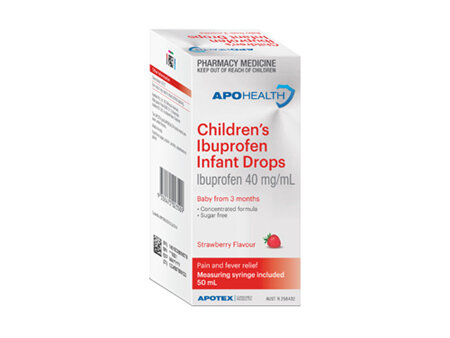 Apohealth Children's Ibuprofen Infant Drops Oral Liquid 50ml