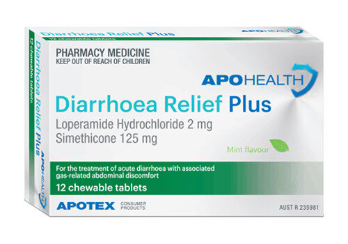 Apohealth Diarrhoea Relief Plus Tabs 12
