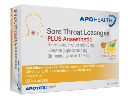 Apohealth Double Antibacterial Lozenges Blister Pack 36