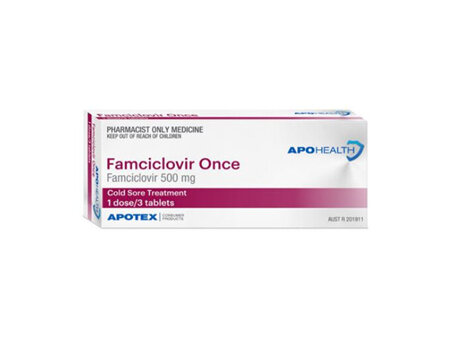 APOHEALTH Famciclovir Once 500mg 3s