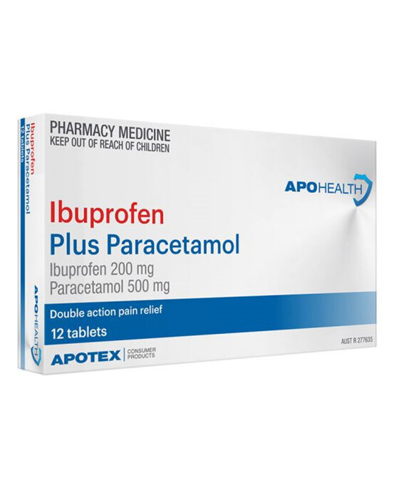 Apohealth Ibuprofen Plus Paracetamol Tablet 12