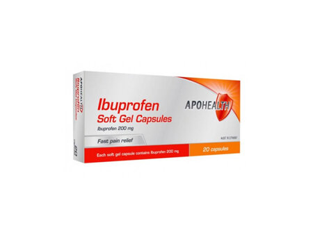 Apohealth Ibuprofen Soft Gel Capsules 200mg 20