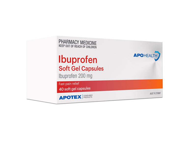 Apohealth Ibuprofen Soft Gel Capsules 200mg 40