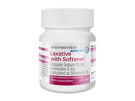 APOHEALTH Laxative With Softener Tablet Bottle 90
