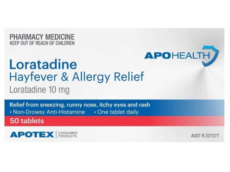 Apohealth Loratadine Hayfever & Allergy Relief Tablet 10