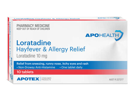 Apohealth Loratadine Hayfever & Allergy Relief Tablet 30