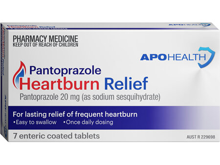 APOHEALTH Pantoprazole Heartburn Relief Tabs 20Mg Blister Pack 7