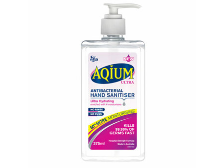 Aqium Hand Sanitiser Ultra 375mL
