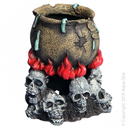 Aqua One Skull Fire with Cauldron