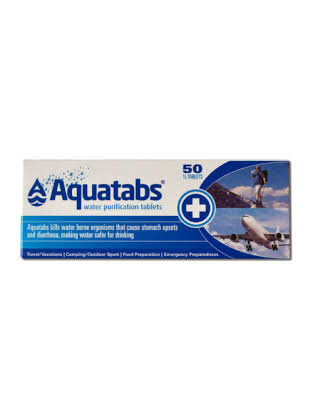 AQUATABS Water Purify 50 tabs ALPHA