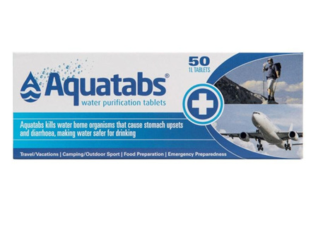 AQUATABS Water Purify 50 tabs RAD
