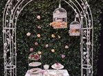 ARCH - metal with rose decorations 2.3 x 1.7m