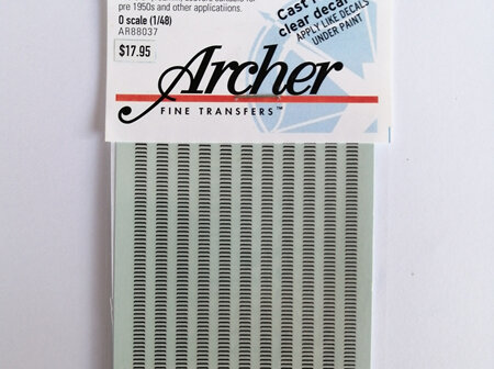 Archer Fine Transfers 1/48 Surface Details O Scale (AR88037)