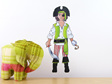 Archie's Pirate Costume dress up doll wall decal