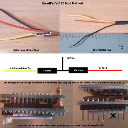 Archilles Fatshark Module OSD resistor pack