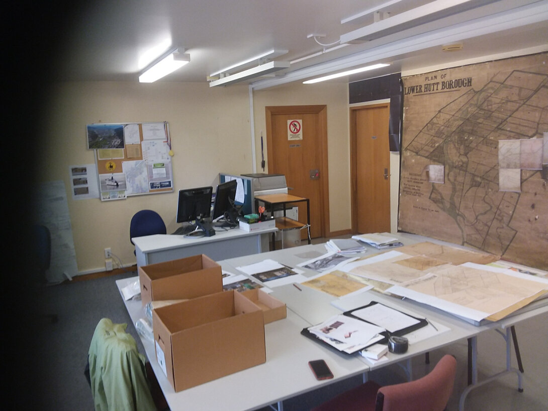 BEFORE: Hutt City Archives Reading Room