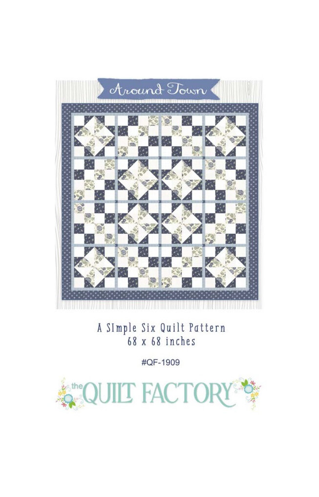 Around Town Quilt Pattern by Deb Grogan of The Quilt Factory