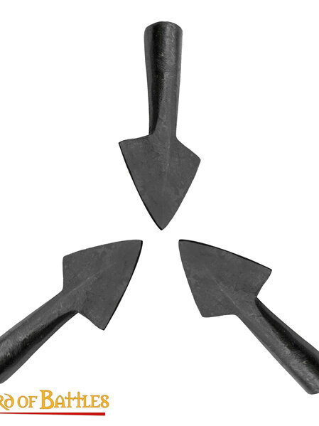 Arrowhead 1 - Hand Forged Iron Diamond Arrow Head (Sets of 6 or 12)