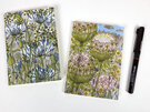 Art Angels Angie Lewin Notebooks Walled Garden & Wild Shore Set of 2