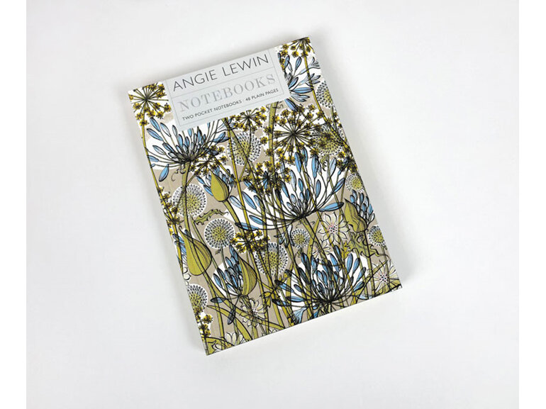Art Angels Angie Lewin Notebooks Walled Garden & Wild Shore Set of 2