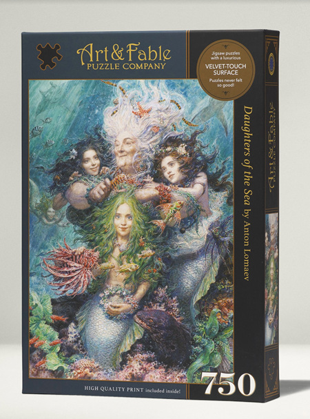Art & Fable 750 Piece Jigsaw Puzzle: Daughters of the Sea