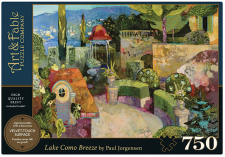 Art & Fable 750 Piece Jigsaw Puzzle: Lake Como Breeze