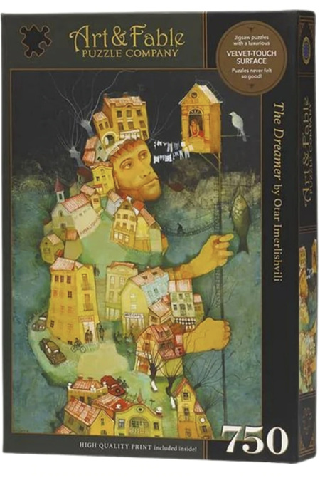 Art & Fable 750 Piece Jigsaw Puzzle:  The Dreamer