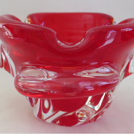 Art glass ash tray