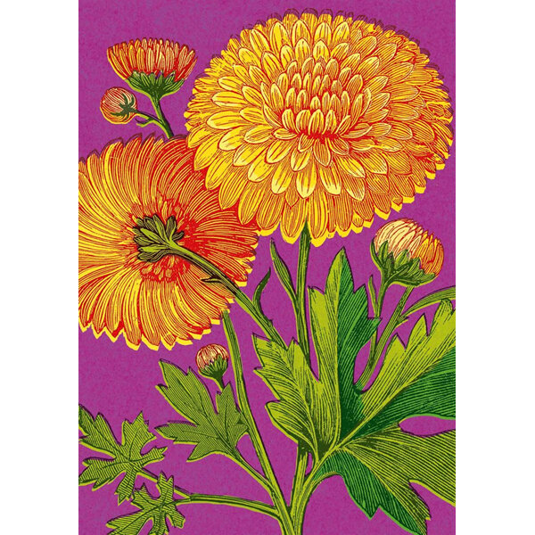 Art Press - Yellow Chrysanthemum Card
