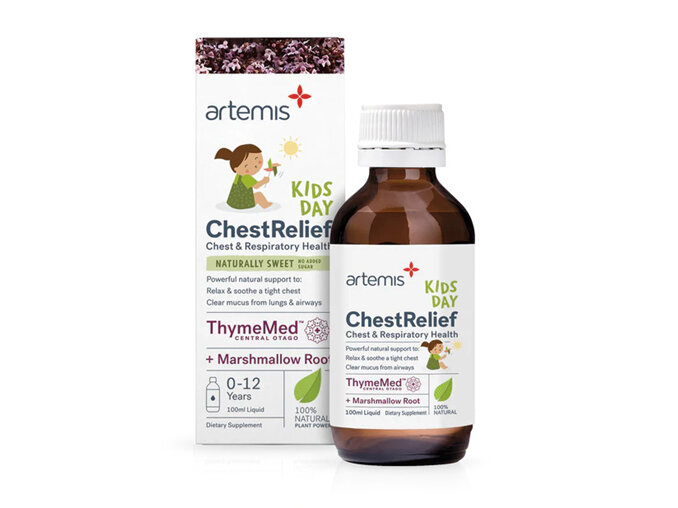 ARTEMIS Kids Chest Relief Syrup Day 100ml cough cold