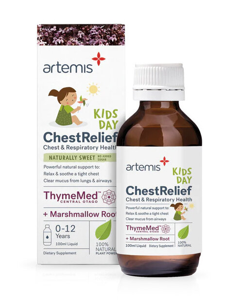 ARTEMIS Kids Chest Relief Syrup Day 100ml cough cold
