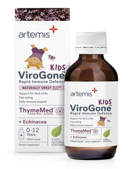 ARTEMIS Kids ViroGone 100ml Rapid Immune Defence Thymemed Liquid