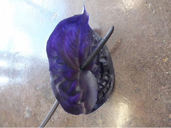 #artificialflowers #fakeflowers #decorflowers #fauxflowers #black purple anthuri