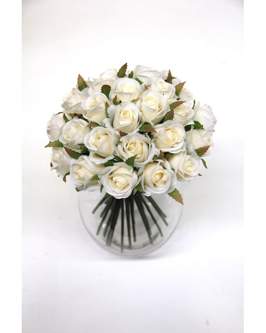 #artificialflowers #fakeflowers #decorflowers #fauxflowers#roseposy#white