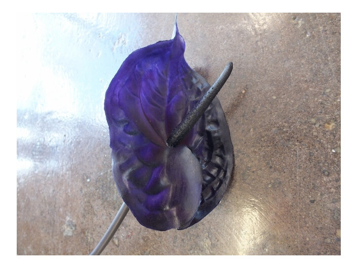 #artificialflowers #fakeflowers #decorflowers #fauxflowers #black purple anthuri