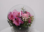 #artificialflowers#fakeflowers#decorflowers#fauxflowers#arrangement#dome#pink