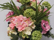 #artificialflowers#fakeflowers#decorflowers#fauxflowers#arrangement#pink#green