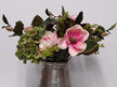 #artificialflowers#fakeflowers#decorflowers#fauxflowers#arrangement#pinks#steel