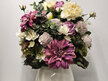 #artificialflowers#fakeflowers#decorflowers#fauxflower#arrangement#mauves#pinks