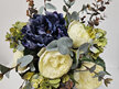 #artificialflowers#fakeflowers#decorflowers#fauxflower#arrangement#blue#cream