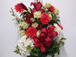 #artificialflowers#fakeflowers#decorflowers#fauxflowers#arrangement#red#orange