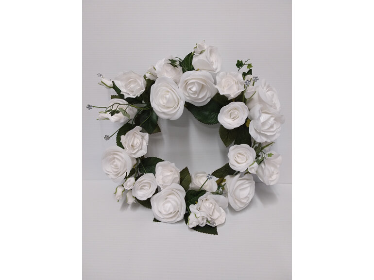 #artificialflowers#fakeflowers#decorflowers#fauxflowers#wreath#white#rose