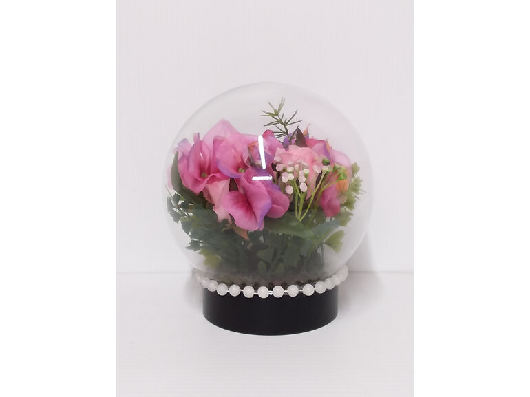 #artificialflowers#fakeflowers#decorflowers#fauxflowers#memorial#dome#fishbowl