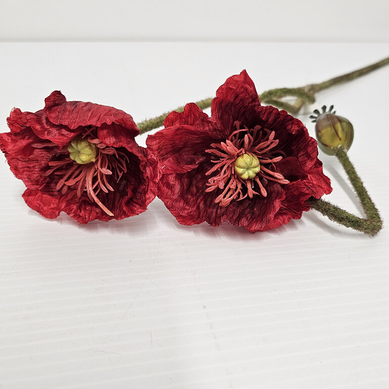 #artificialflowers#fakeflowers#decorflowers#fauxflowers#flower#poppy#red