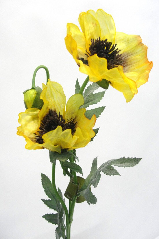 #artificialflowers#fakeflowers#decorflowers#fauxflowers#silkflowers#yellow#poppy