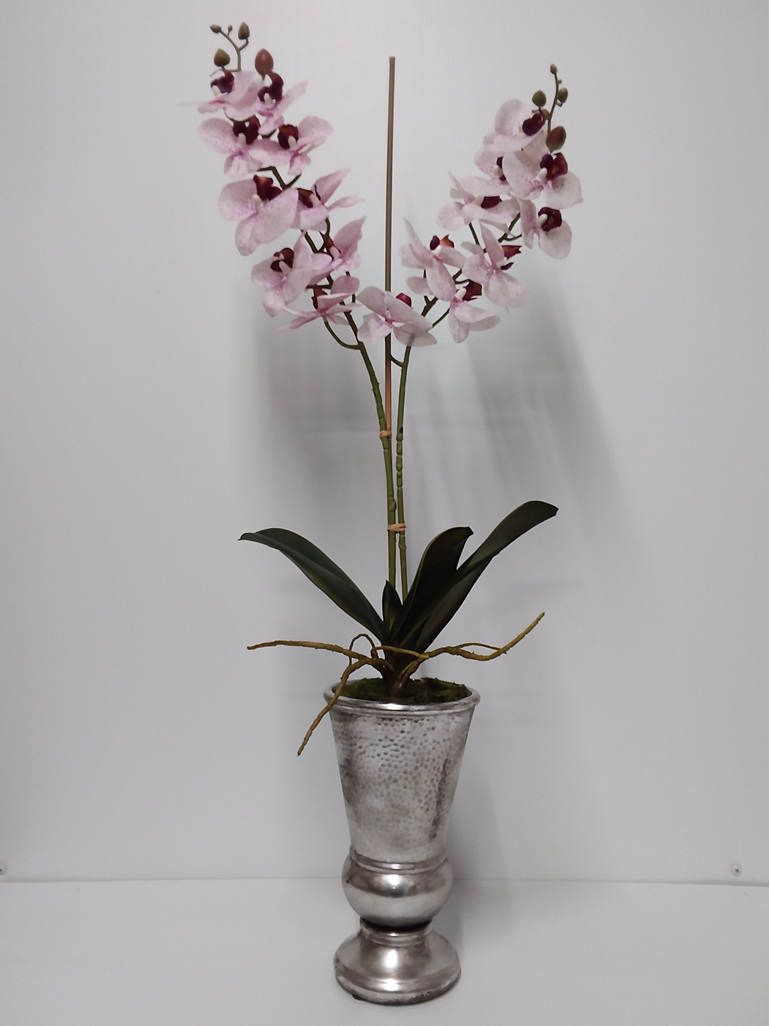 #artificialflowers#fakeflowers#decorflowers#fauxflowers#orchid#pink#silver