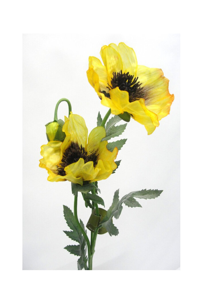 #artificialflowers#fakeflowers#decorflowers#fauxflowers#silkflowers#yellow#poppy
